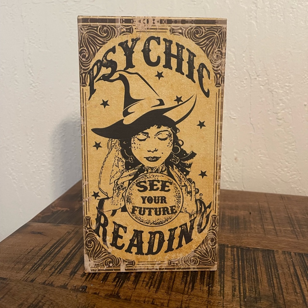 Halloween psychic reading box
